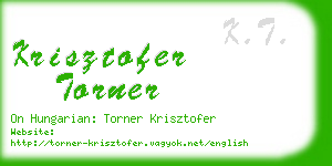 krisztofer torner business card